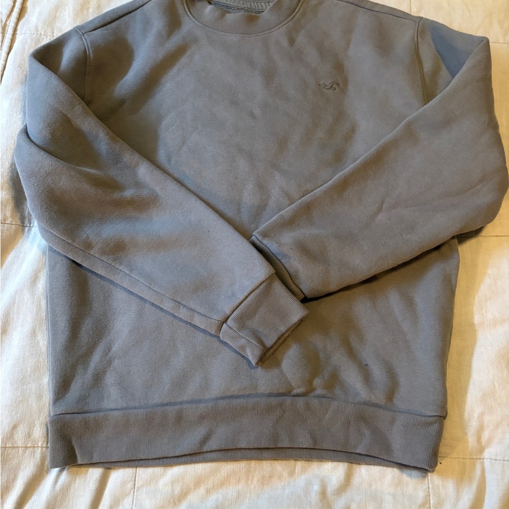 Men's Hollister Crewneck Sweatshirt in Slate Gray